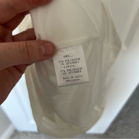 New Superdown vivienne ruched mini dress white large - Picture 4 of 6